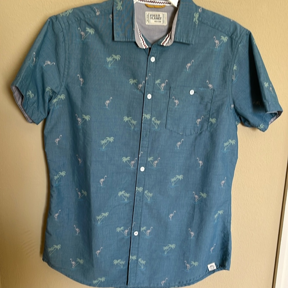 Beach print shirt